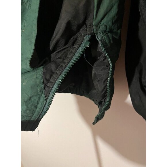 VTG Starter Green Bay Packers Pullover Anorak Hooded Jacket Coat Sz XL 90s - Picture 4 of 9